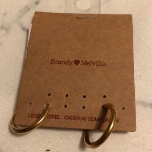 Brandy Melville Jewelry - BRANDY MELVILLE gold hoops Brandy Melville Jewelry - BRANDY MELVILLE gold hoops